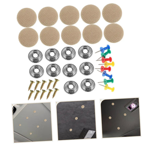 Universal Car Headliner Repair Kit With 10 Ceiling Pins And Sturdy Grey Snap Rivets For Quick Auto Interior Fix Durable Roof Panel Repair Rivets And Easy Install For Most Vehicles