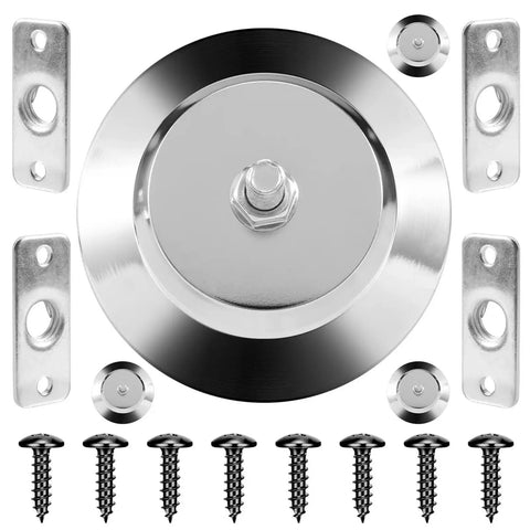 Heavy Duty Leg Levelers 4 Pack, 5 Inch Metal Levelers with threaded precision height adjustment for stable setup on uneven floors
