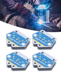 Heavy Duty 4 Piece Magnetic Welding Positioner Kit With Strong Suction Holds Up To 13KG for multi-angle welding projects.