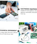Person using tools for repair, highlighting 60 Pack Assorted Glass Tube Fuses Kit For Home Appliances Electronics And Auto Use 5x20mm Fuses 0.5A To 20A Pack With Portable Carry Case For Easy Fixes And No Drama Troubleshooting, suitable for electronic equipment maintenance.