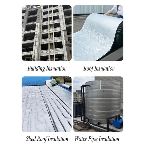 Stay Cool And Save Cash With This Rock Solid Thermal Insulation Roll Featuring Self Adhesive Aluminum Foil Radiant Barrier for roof insulation.