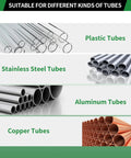 Brass Compression Sleeves Ferrules Fittings 325Pcs Assortment Kit suitable for plastic, stainless steel, aluminum, copper tubes