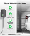 80 Amp Level 2 EV Charger With AI Powered Smart Charging And Cloud AI Control App Remote Start Stop Indoor Outdoor J1772