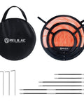 Pop Up Golf Chipping Practice Net Set For Indoor And Outdoor Use With 12 18 24 Inch Targets, foldable net, carrying case, poles, stakes