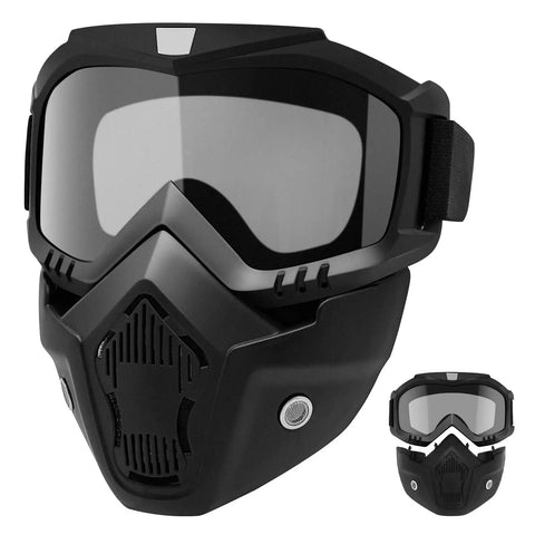 Pro Grade Detachable Goggles Mask For Riding And Cutting With Anti UV And Anti Dust Shield Anti Fog HD Lens Large Viewing Hood