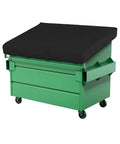 Heavy Duty Dumpster Cover Waterproof 12 Oz Material With No Fuss Elastic Corner Edges Keeps Trash Can Top Safe From Rain Snow Sun And Dirt