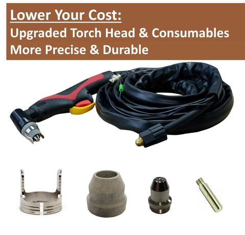 All In One Plasma Cutter Tig And Stick Welder Combo With 200 Amp Non Touch Pilot Arc Five Eighth Inch Clean Cut And Three Quarter Inch Severance Cut Upgraded 2024 Model For Home Shop