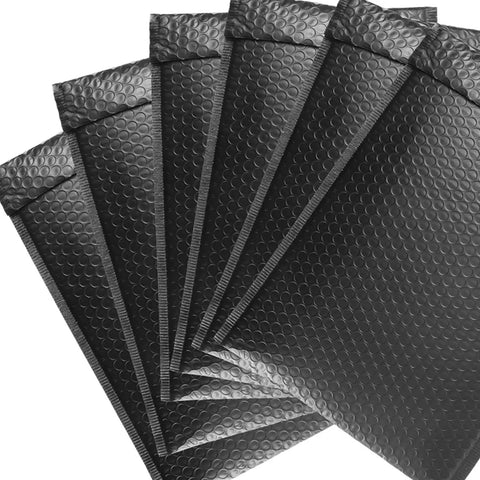 25 Pack Black Bubble Mailers Padded Envelopes Beefed Up Thickened Poly Bubble Packaging Bags Self Seal Adhesive for mailing