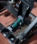 Heavy Duty Mould Die Spring Spiral Stamping Compression Springs 20x10x150mm in machinery setting with green coil.