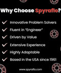 Why choose Spyraflo? Innovative problem solvers, fluent in engineer, driven by value, extensive experience