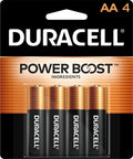 Fo Sho Dependable Aa Alkaline Batteries 4 Pack Long Lasting Power For Office Electronics Heavy Duty Copper Top Style