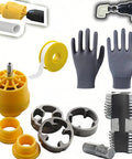 Drill Powered PVC Pipe Threader Kit With Three Dies Tap Die Set One Half Inch One Quarter Inch One Inch For Electric Drills