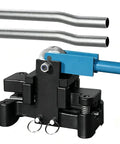 Heavy Duty 2-In-1 Emt Pipe Bender With Offset Design for half and three quarter inch conduits, showing detailed bending mechanism.