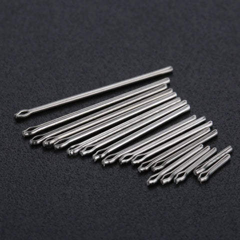 360 Piece Stainless Steel Watch Band Link Pins Kit With 18 Size Assortment, Waterproof and Rustproof Cotter Pins, various lengths shown