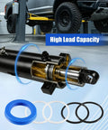 Hydraulic Cylinder Seal Rebuild Kit For 2-Post Lifts, Leak-Proof Seals, Easy Install, shown with high-load capacity feature