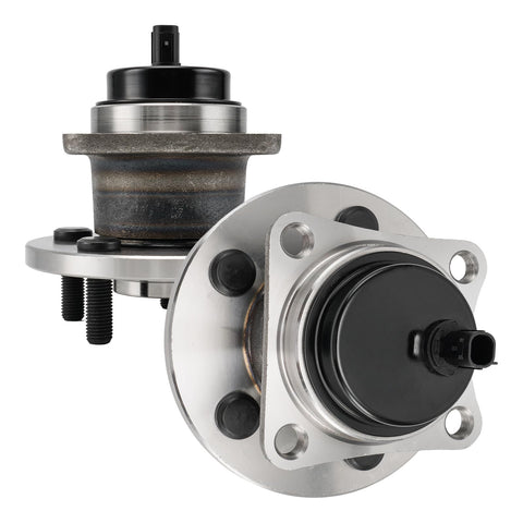 Rear Wheel Bearing And Hub Assembly For Toyota Corolla 2009 2019 And Toyota Matrix 2009 2013 And Pontiac Vibe 2009 2010 With ABS 5 Lug 2 Piece Premium Replacement