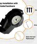 Pull Start Assembly Recoil Starter For 50cc 47cc 49cc 2 Stroke Dirt Bikes ATVs Go Karts Pocket Mini Bikes And Quad Choppers with hardware