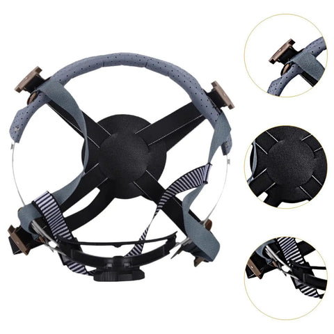 4 Point Hard Hat Replacement Suspension Kit With Shock Absorbing Liner, universal lightweight cap insert, adjustable