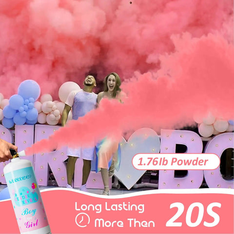Game Changer Pink Gender Reveal Fire Extinguisher Prop Two Pack Blasts Confetti Burst Over Twenty Feet High Must Have Baby Girl Announcement Party Decorative Accessory