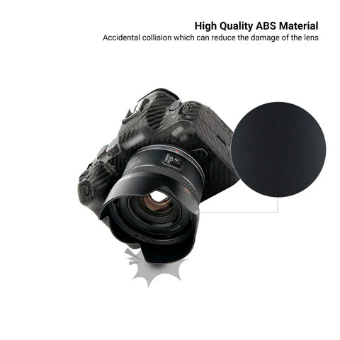 Tulip Flower Lens Hood For RF 50mm F1.8 STM On EOS R6 R5 RP Cameras Reversible Shade Replacing ES 65B with ABS material