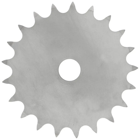 Beefy Type A Stainless Steel Sprocket For Series 50 Chain With 5/8 Inch Pitch And Sixty Teeth, showing a 60 tooth stainless steel sprocket.