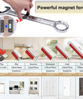 Diagram showcasing Ultra Thin Magnetic Cabinet Catches Six Pack Stick On Drawer Magnets for Cabinet Doors Closures No Drill Easy Install.
