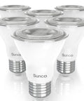 6 Pack PAR20 LED Bulbs Dimmable Flood Light 500 Lm 7W 50W Equivalent Warm White 3000K E26 Base Track Lighting Indoor Outdoor Wet Rated