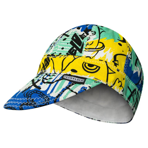 Reversible 8-Panel Welding Cap With 240GSM Flame-Resistant Fabric And 100 Percent Cotton Lining For All Day Comfort And Protection, Heavy Duty Headwear