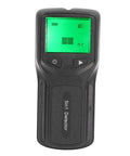 TOPINCN Stud Finder Wall Scanner 5 in 1 Ac Wire Metal Detection (Black) front view with green display and control buttons.