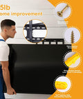 Person installing a TV with 75lb drywall anchors and screws, highlighting features of 160Pcs Drywall Anchors And Screws Kit With Five Sizes High Hardness Wood Screws For All Hanging Installations, Includes Plastic Anchors And Zinc Alloy Metal Anchors, Galvanized Flat Head Screws, Pairs Great With A Drywall Repair Kit