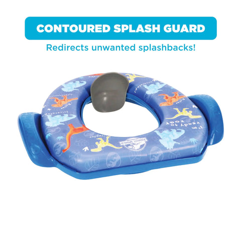 Jurassic World Soft Potty Seat Built Like A Tank For Toddlers Featuring Grippy Handles That Keep Kiddos Secure Fitting Standard And Elongated Toilets Perfectly With Hassle Free Break Apart Cleaning For Smooth Potty Training Vibes