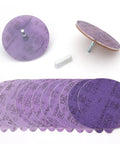 6 Inch Drill Press Sharpener Kit For Woodworking Tools Pro Grade Sharpening System showing PSA abrasive discs and arbors
