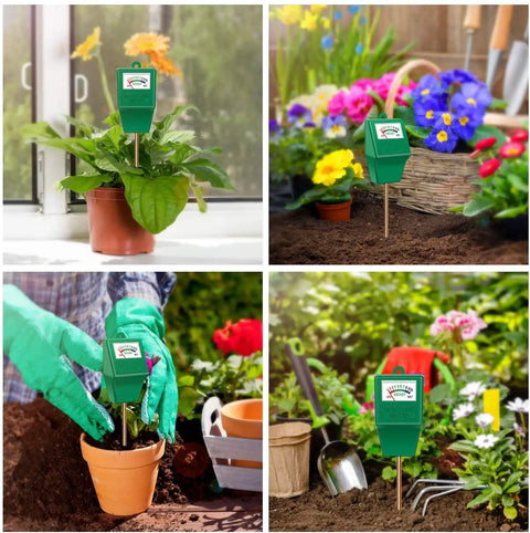 Soil Moisture Meter For Indoor And Outdoor Plants, Hygrometer Moisture Sensor monitoring potted plants and garden beds