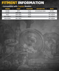 Image showing fitment information for Front Wheel Bearing Hub Assembly For Toyota Corolla 2019 2022 And Prius 2016 2022 Models Including AWD E And Prime 2017 2022 Non ABS Five Lug Pattern Drop In And Easy Install.