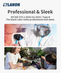 Black Nitrile Disposable Gloves 6 Mil Heavy Duty With Grippy Textured Fingertips, Powder Free in lab and home use settings