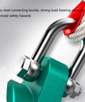 Rock Solid Safety Fall Protection Kit With alloy steel buckle detail, showing strong load-bearing capacity.