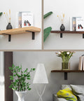 Six By Four Inch L Shaped Shelf Brackets Heavy Duty Die Cast Alloy Metal 90 Degree Corner Brace Joint Supports Shelves