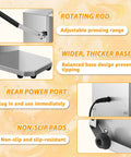 Hand Press Juicer With Fruit Cup Design Lever Extractor For Fresh Juice On Demand Eco Friendly Shop Ready Commercial Juicer With Sturdy Frame Compact Short Component And Long Extractor For Juice Shops, stainless steel base and lever