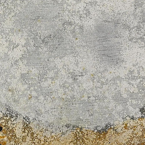 Close-up of aged galvanized steel texture for Teal Kinsley Pendant Light in Aged Galvanized Steel for Farmhouse Kitchen Island