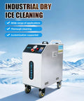 Real Deal Dry Ice Blasting Machine With Wireless Spray Gun For Knocking Heavy Grime And Stuck Paint Off Garage Gear Without Causing Major Headaches Later, shown outdoors.