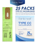 25 Pack Vacuum Cleaner Bags For Type CC And XL Upright Vacuums Micro Lined Replacement Bags Fit All XL Series Upright Cleaners
