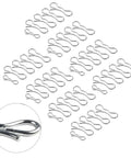 Tie Lock Cotter Pin Accessory Kit With Eight Sets Of Deck Clips For Replacement 532194208 And 532194209 OEM Numbers Front Link And Deck Linkage Each Set Includes Four 194209 And One 194208 Durable Metal Construction, silver cotter pins