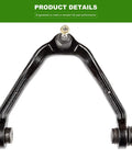 Front Suspension Kit For Chevy Silverado 1500 Suburban 1500 Tahoe 1999 To 2006 Includes Upper Control Arm Inner And Outer Tie Rod Ends Sway Bar Link And Lower Ball Joints black steel upper control arm