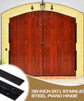 Heavy Duty 36 Inch Long Piano Hinges 3 Inch Wide 0.060 Inch Thick 201 Stainless Steel Continuous Hinge For Cabinets Doors Toolboxes Wooden Boxes Metal Plates Furniture And Industrial Projects 2 Pack Zonon Built To Last