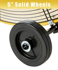 Heavy Duty High Velocity Barrel Floor Drum Fan With One Third HP Motor 13000 CFM 9 Foot Cord Five Inch Solid Wheels Built For Workshops Garages