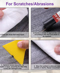 Wood Repair Wax Crayon Kit With 20 Color Filler Sticks To Fix Scratches Dents And Cracks On Furniture Floors Cabinets Stairs And Woodwork Touch Up Markers For Hardwood And Carpentry Gray Series in use for scratch repair