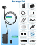 Package list of Portable Magnetic Misting System With Pump And 6000mAh Battery For Outdoor Cooling Ideal For Patio Golf Cart.