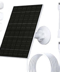 6W Solar Panel For Arlo Cameras Compatible With Arlo Essential 2K 2Nd Gen Essential XL And Spotlight Cameras USB C To Micro USB Plug