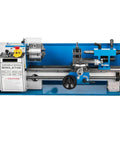 Heavy Duty 7X14 Mini Benchtop Metal Lathe Machine 550W Variable Speed Motor Digital Readout precision turning and drilling machine.