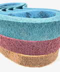 Heavy Duty 110V Variable Speed Pipe Polisher And Grinder Wraps A Tight 270 Degrees Around Up To Seven Inch Tubing, non woven sanding belts in various colors.